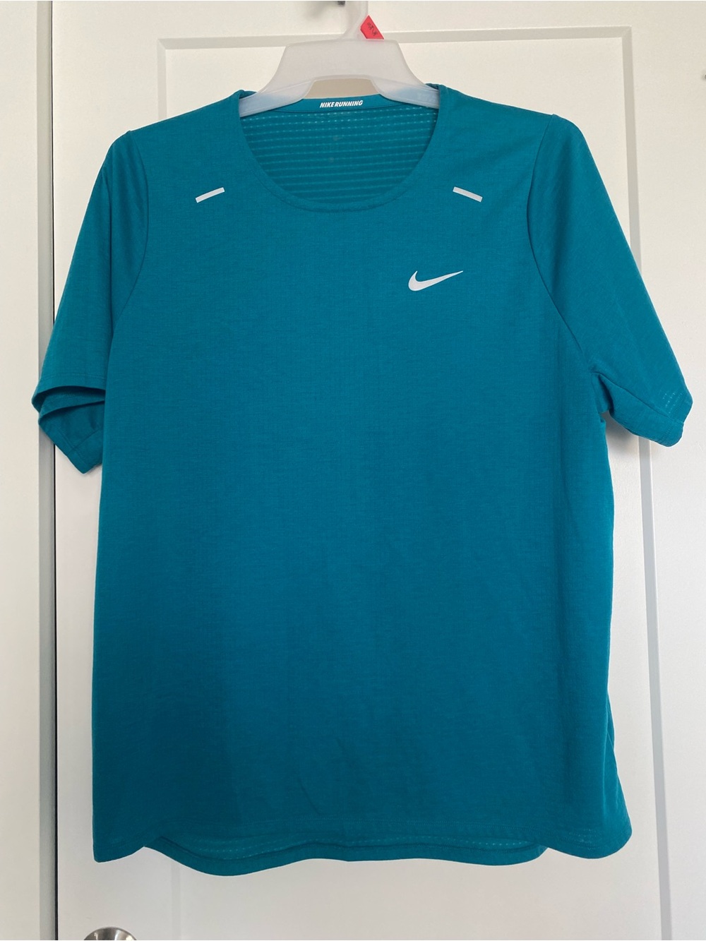 Nike Running Men’s Dri-Fit Cotton Blend Athletic, Breathable Shirt, Teal, Sz XL